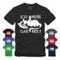 Preview: Faule Katze - Ich muss gar nix - Shirt S-XXXXL