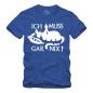 Preview: Faule Katze - Ich muss gar nix - Shirt S-XXXXL