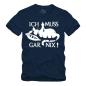 Preview: Faule Katze - Ich muss gar nix - Shirt S-XXXXL