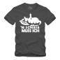 Preview: Faule Katze - n scheiss muß ich - Shirt S-XXXXL