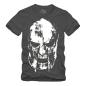 Preview: Sparta Helmet Skull - Weiss Shirt S-XXXXL