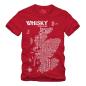 Preview: Whisky - Map / Landkarte - Druck weiss Shirt S-XXXXL