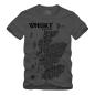 Preview: Whisky - Map / Landkarte - Druck schwarz Shirt S-XXXXL