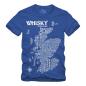 Preview: Whisky - Map / Landkarte - Druck weiss Shirt S-XXXXL