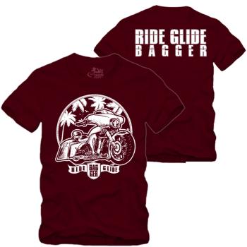 Ride Glide - Bagger Motorrad - Shirt S-XXXXL