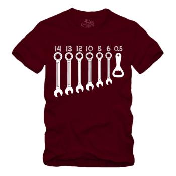 Schraubenschlüssel Flaschenöffner 0,5  Shirt S-XXXXL