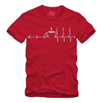Preview: Herzschlag - Kaffee - Tee - Shirt S-XXXXL