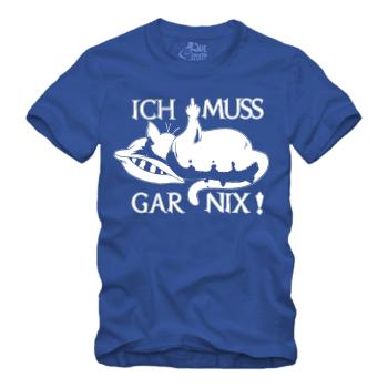 Preview: Faule Katze - Ich muss gar nix - Shirt S-XXXXL