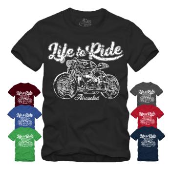 Life to Ride - Bike - Motorcycles - Shirt S-XXXXL