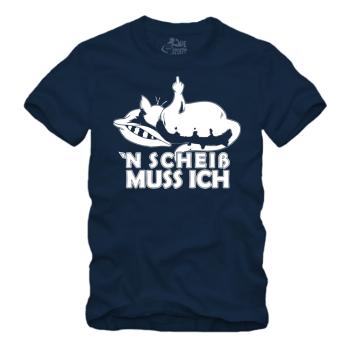 Faule Katze - n scheiss muß ich - Shirt S-XXXXL