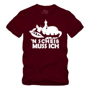 Faule Katze - n scheiss muß ich - Shirt S-XXXXL