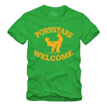 Pornstars Welcome - Provokantes Party - Shirt S-XXXXL