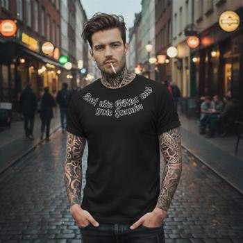 Auf alte Götter und Gute Freunde - Ringkragen Shirt S-XXXXL