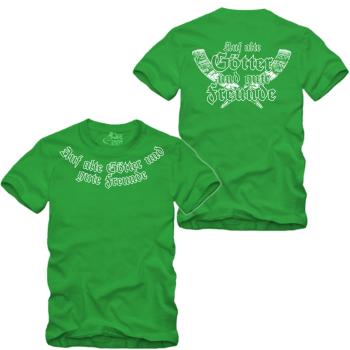 Auf alte Götter und Gute Freunde - Ringkragen Shirt S-XXXXL