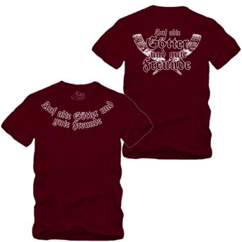 Auf alte Götter und Gute Freunde - Ringkragen Shirt S-XXXXL