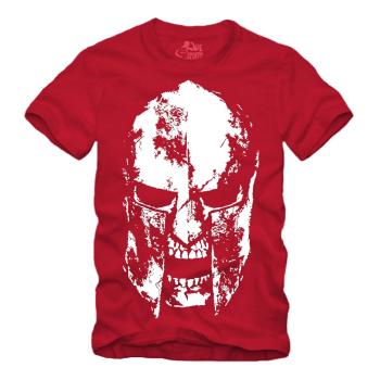Preview: Sparta Helmet Skull - Weiss Shirt S-XXXXL
