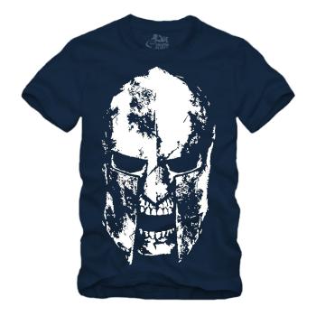 Sparta Helmet Skull - Weiss Shirt S-XXXXL