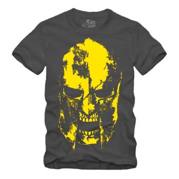 Sparta Helmet Skull - Gelb Shirt S-XXXXL