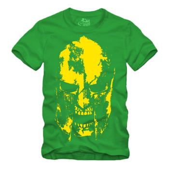 Sparta Helmet Skull - Gelb Shirt S-XXXXL