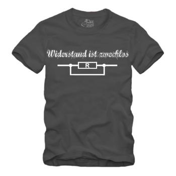 Widerstand zwecklos - Elektriker - Shirt S-XXXXL