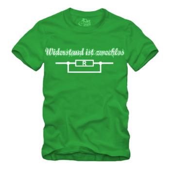 Widerstand zwecklos - Elektriker - Shirt S-XXXXL