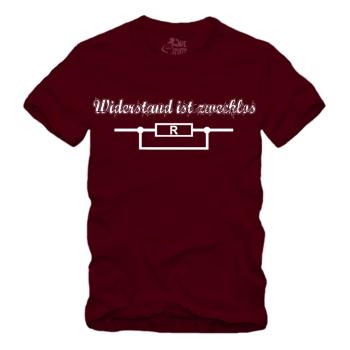Widerstand zwecklos - Elektriker - Shirt S-XXXXL