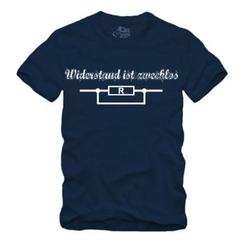 Widerstand zwecklos - Elektriker - Shirt S-XXXXL