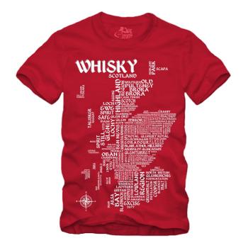 Preview: Whisky - Map / Landkarte - Druck weiss Shirt S-XXXXL