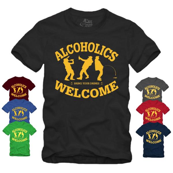 Alcoholics Welcome - Shirt S-XXXXL