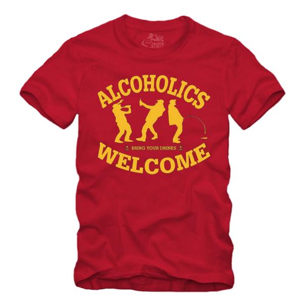 Alcoholics Welcome - Shirt S-XXXXL