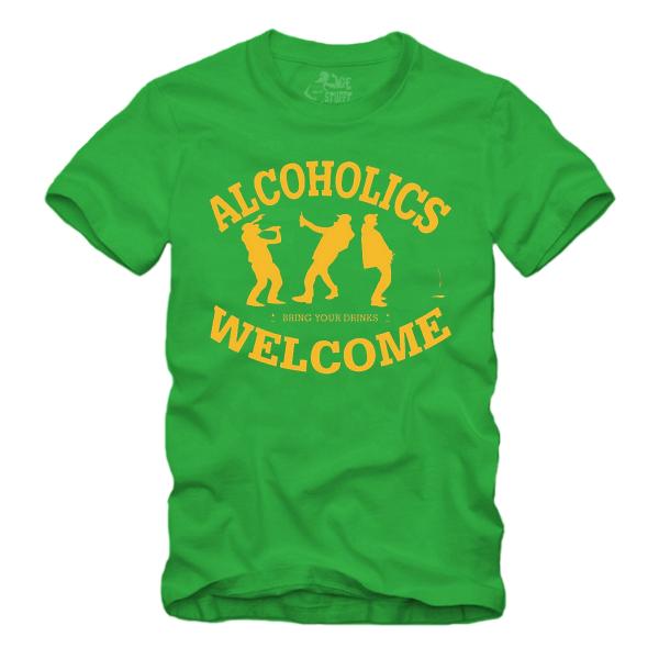 Alcoholics Welcome - Shirt S-XXXXL