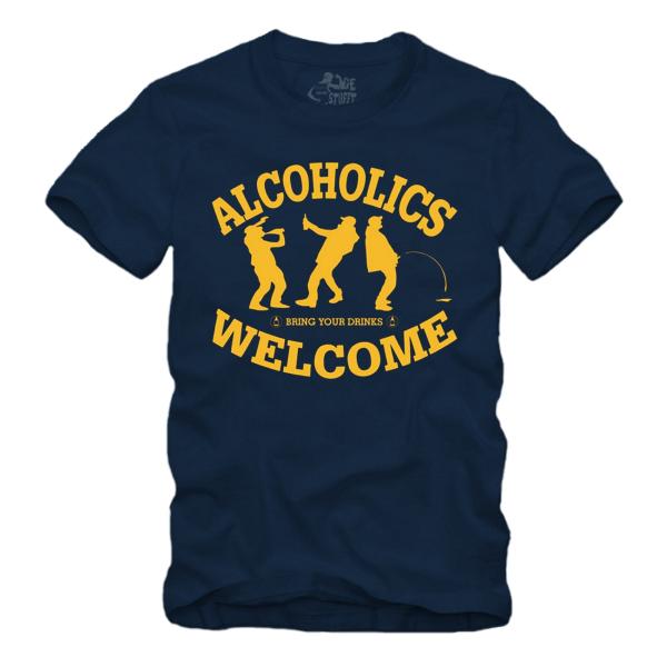 Alcoholics Welcome - Shirt S-XXXXL