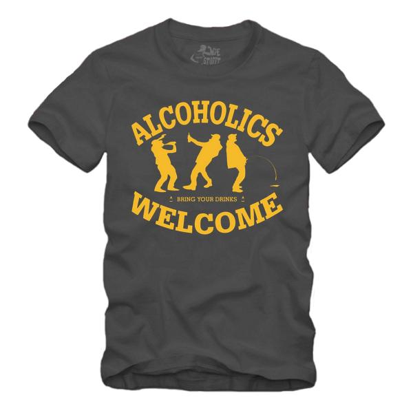 Alcoholics Welcome - Shirt S-XXXXL