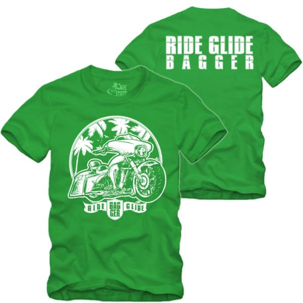Ride Glide - Bagger Motorrad - Shirt S-XXXXL