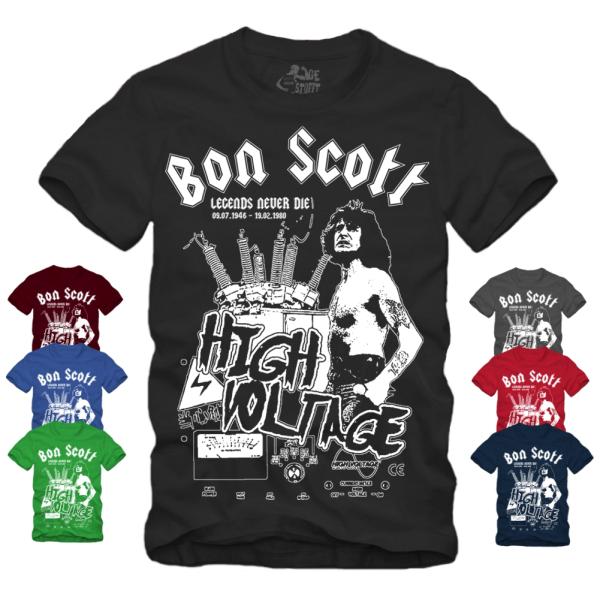 Bon Scott - High Voltage - Shirt S-XXXXL