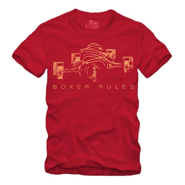 Boxer Rules - Motor Golddruck - Shirt S-XXXXL