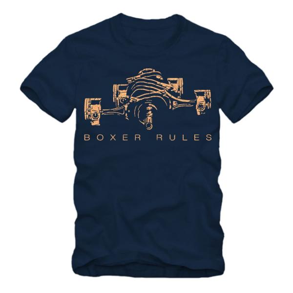 Boxer Rules - Motor Golddruck - Shirt S-XXXXL