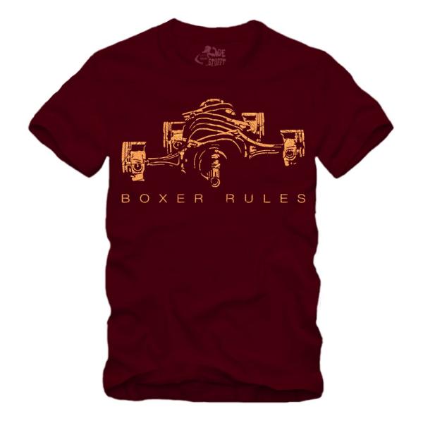 Boxer Rules - Motor Golddruck - Shirt S-XXXXL