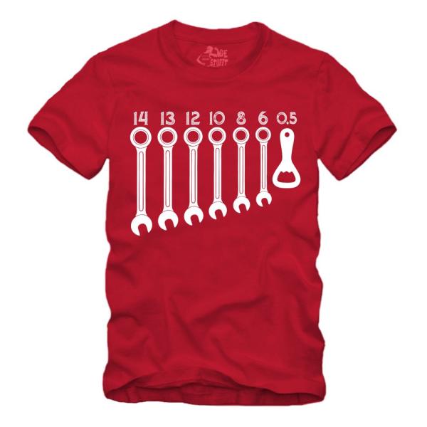 Schraubenschlüssel Flaschenöffner 0,5  Shirt S-XXXXL