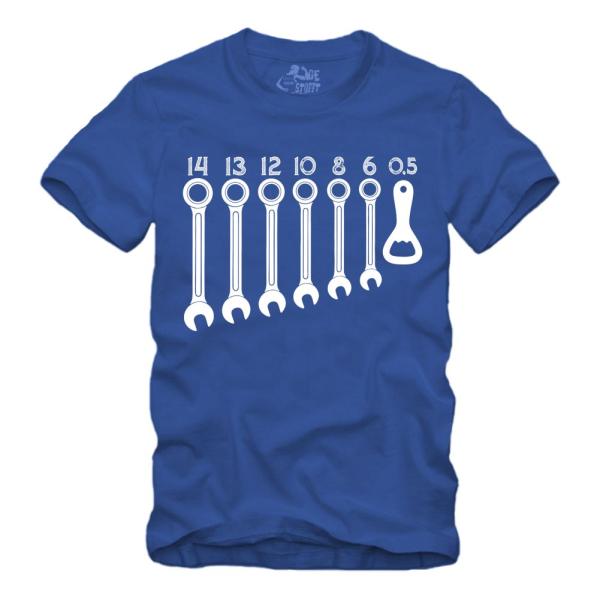 Schraubenschlüssel Flaschenöffner 0,5  Shirt S-XXXXL