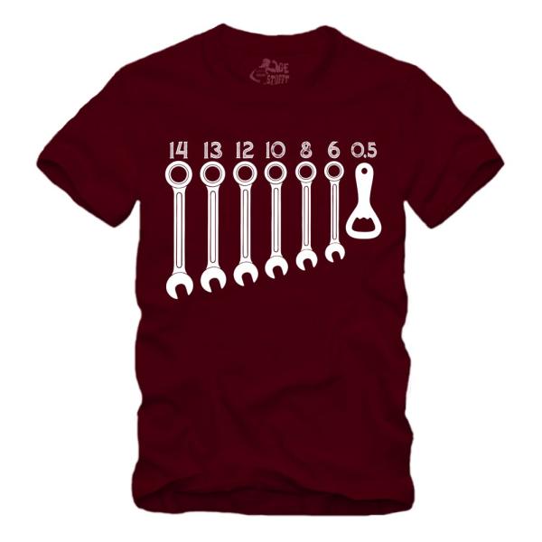 Schraubenschlüssel Flaschenöffner 0,5  Shirt S-XXXXL