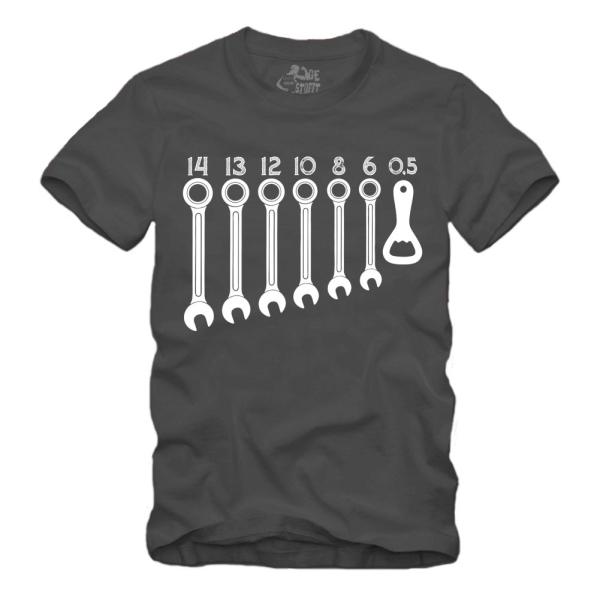 Schraubenschlüssel Flaschenöffner 0,5  Shirt S-XXXXL