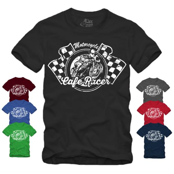 Cafe Racer - Motorcycle - Shirt S-XXXXL