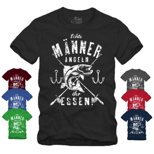 Echte Männer Angeln - Shirt S-XXXXL