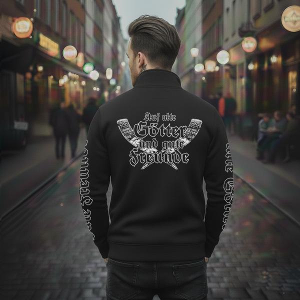 Auf alte Götter und Gute Freunde - Jacke / Stehkragenjacke