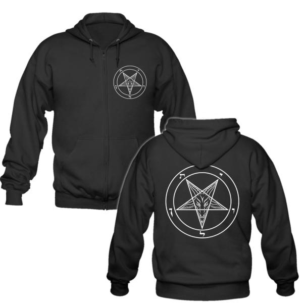 Pentagramm - Kapuzenjacke/Hooded Zip