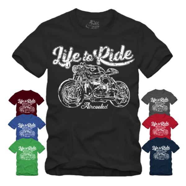 Life to Ride - Bike - Motorcycles - Shirt S-XXXXL