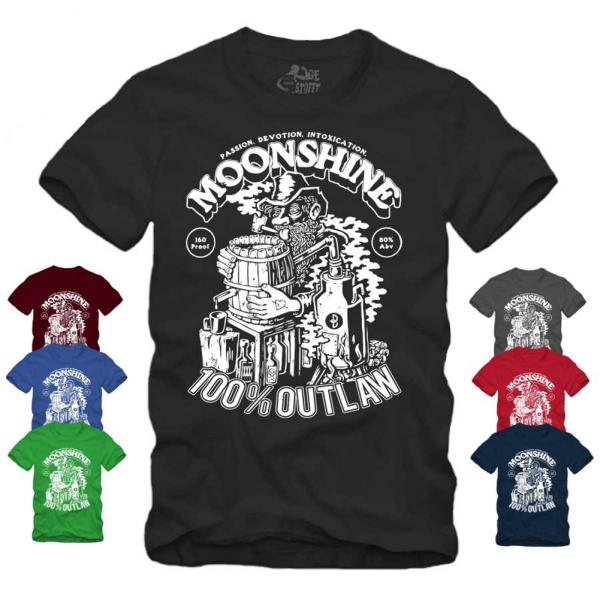 Moonshine - 100% Outlaw - Shirt S-XXXXL