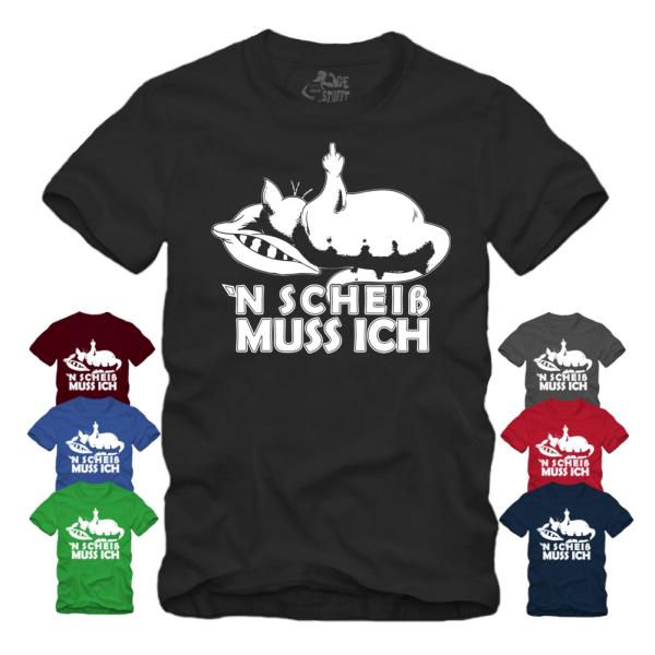 Faule Katze - n scheiss muß ich - Shirt S-XXXXL