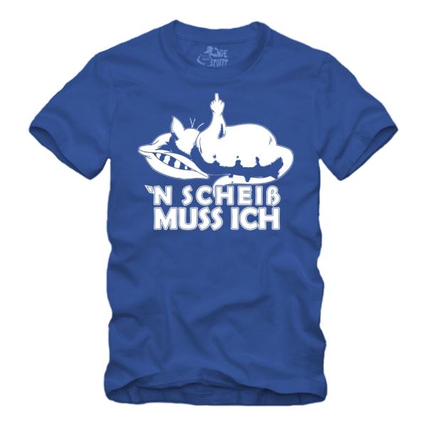 Faule Katze - n scheiss muß ich - Shirt S-XXXXL